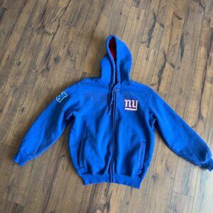Men's NY Giants Zip Up Hoodie M